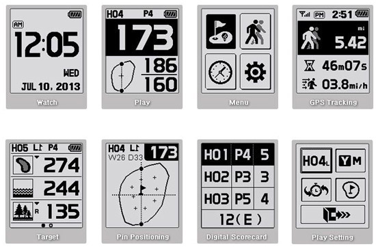 montre golfbuddy gps